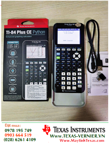 TI-84 Plus CE Python, Máy tính Khoa học Vẽ đồ thị Texas Instruments TI-84 Plus CE Python (kỳ thi GCE A-Level, PSAT/NMSQT ®, ACT ® và SAT ®, IB ®, AP ®)
